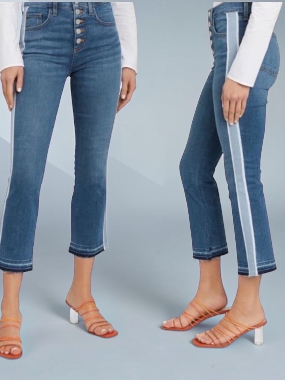 VERONICA BEARD Carolyn 10” Baby Boot Ocean Blue Jeans Size 28